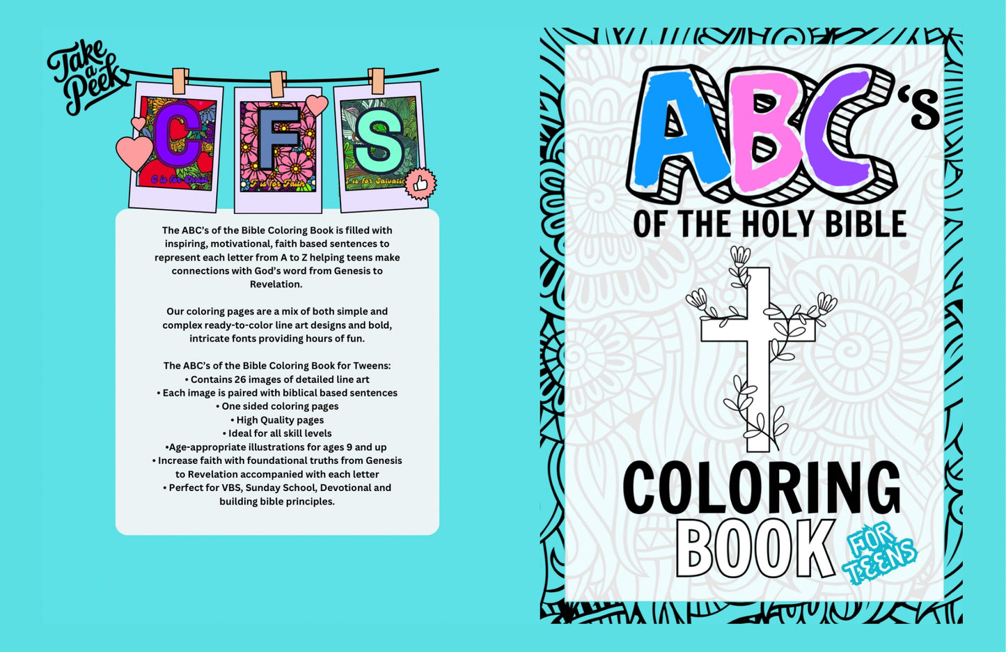 ABC’s of the Bible - Coloring Book