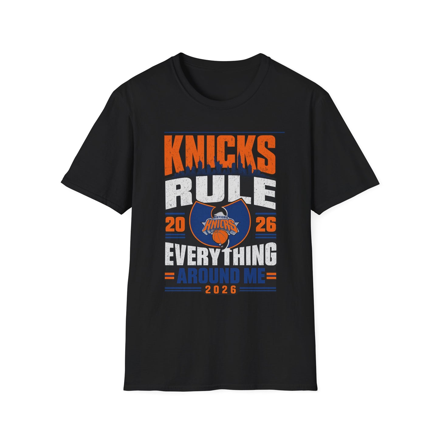 Knicks Rule T-Shirt — NY Knicks Fan Tee ("Knicks Rule Everything")