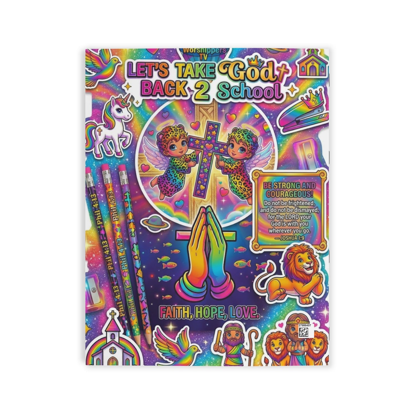 Little Worshippers TV Let's Take God Back 2 School Coloring Book