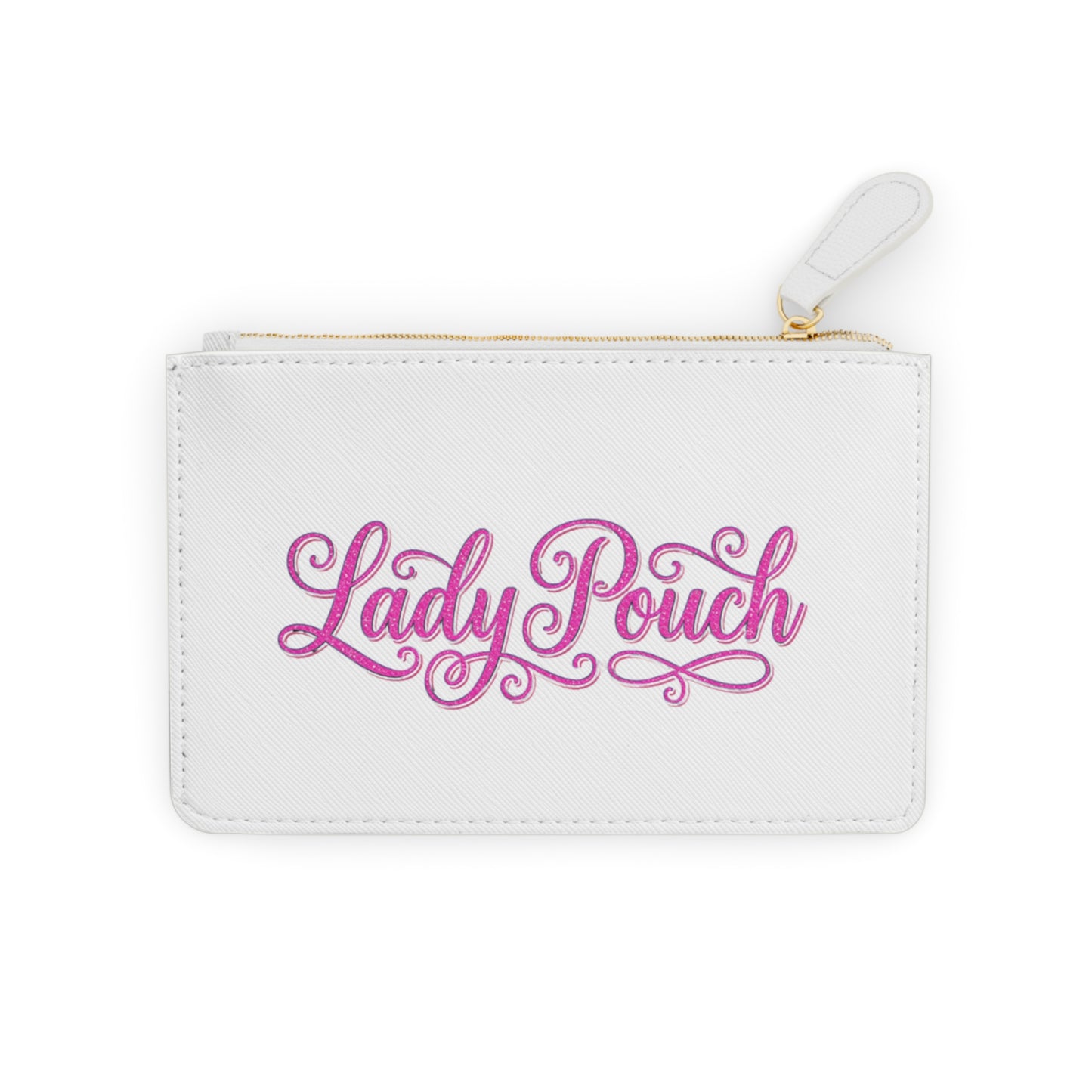 Lady Pouch Mini Clutch Bag — Feminine Zip Pouch for Cards & Cosmetics