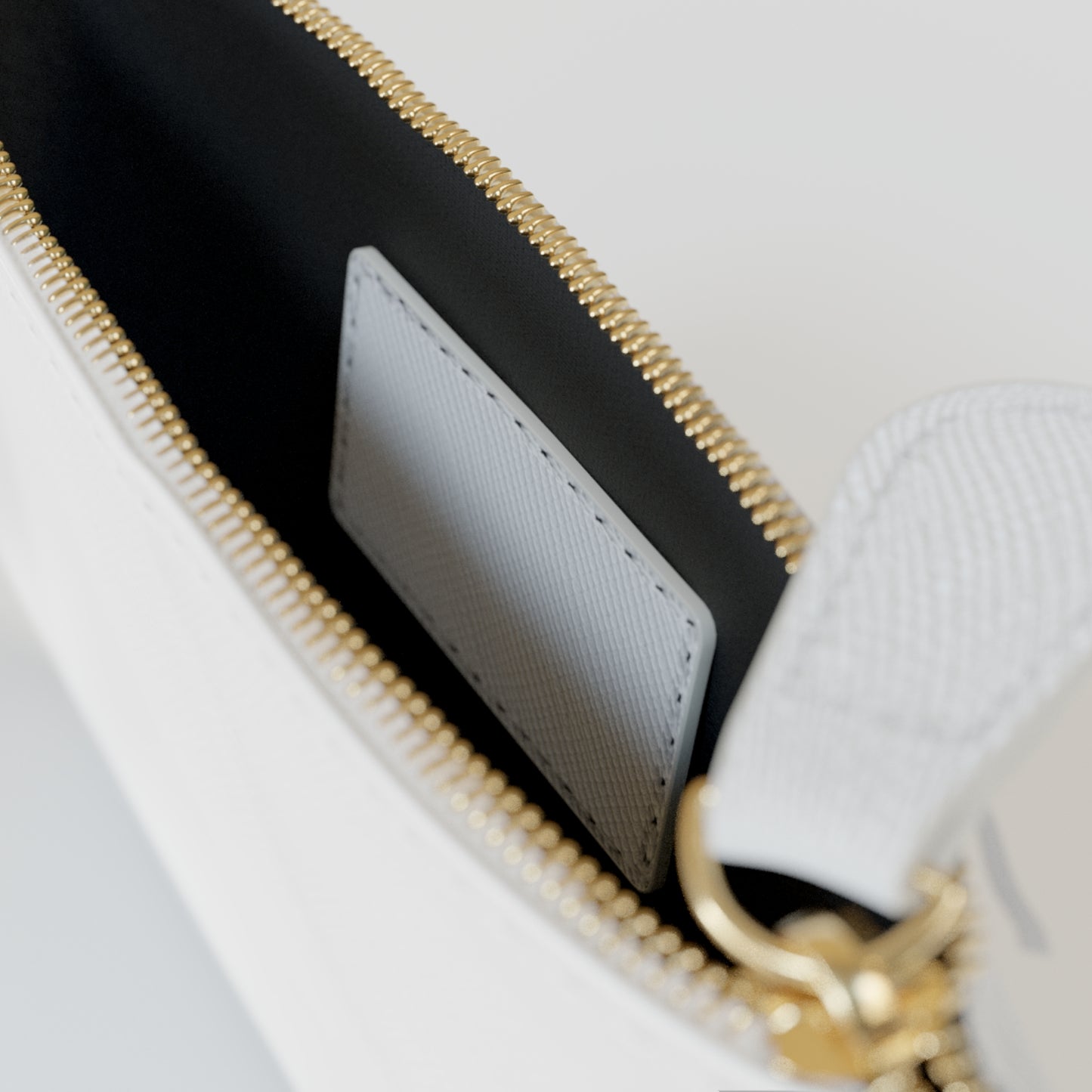 Lady Pouch Mini Clutch Bag — Feminine Zip Pouch for Cards & Cosmetics