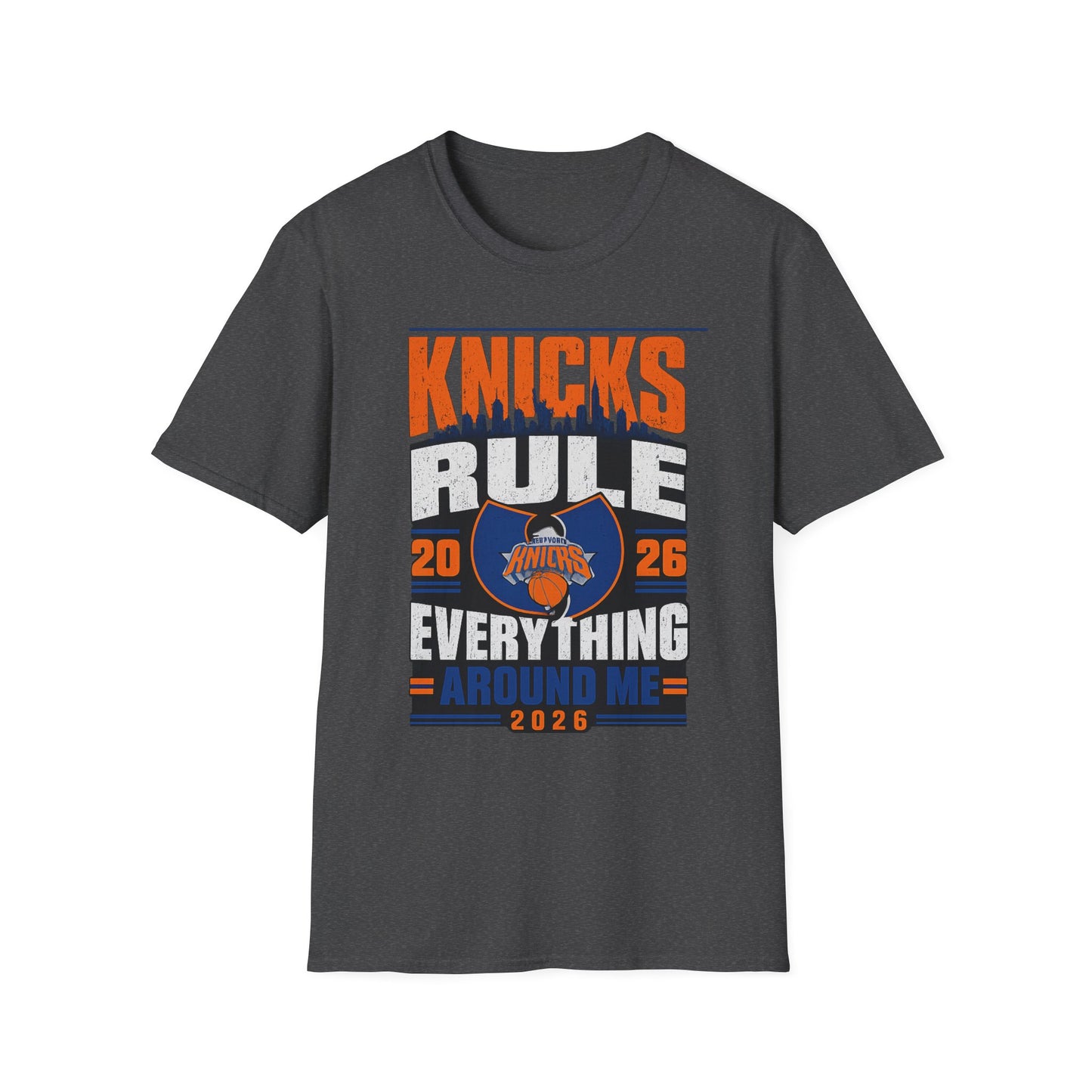 Knicks Rule T-Shirt — NY Knicks Fan Tee ("Knicks Rule Everything")